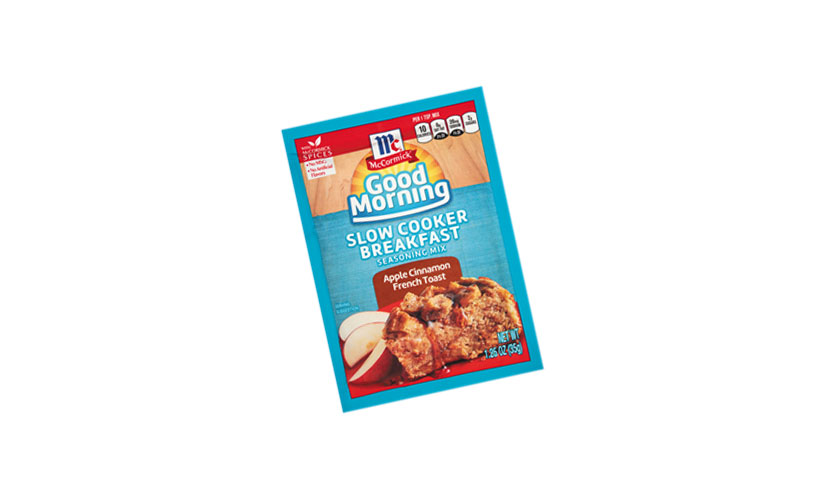 Save $0.50 on a McCormick Good Morning Breakfast Product!