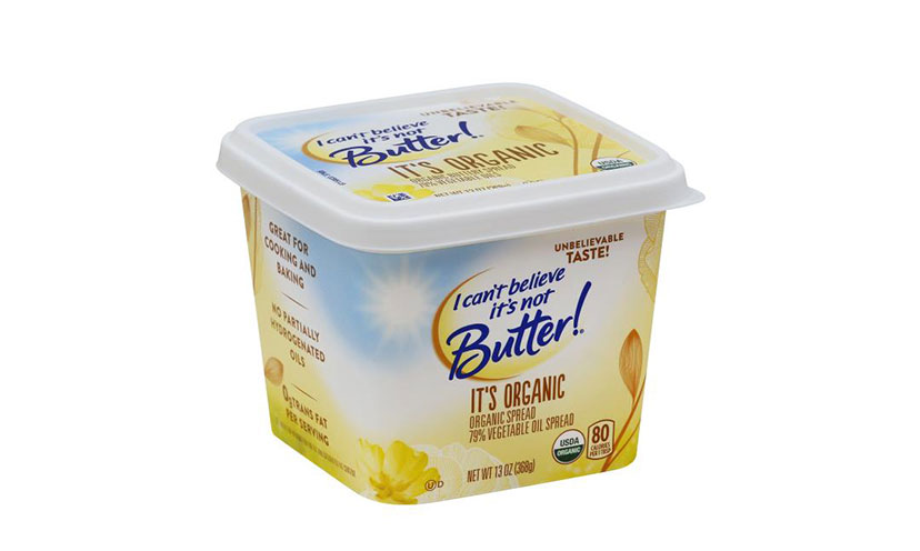 Save $2.00 on an Organic I Can’t Believe It’s Not Butter Product!
