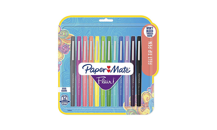 Save 62% on Paper Mate Flair Felt Tip Pens!