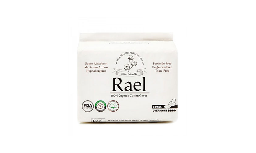 Get a FREE Rael Pad & Liner Sample!