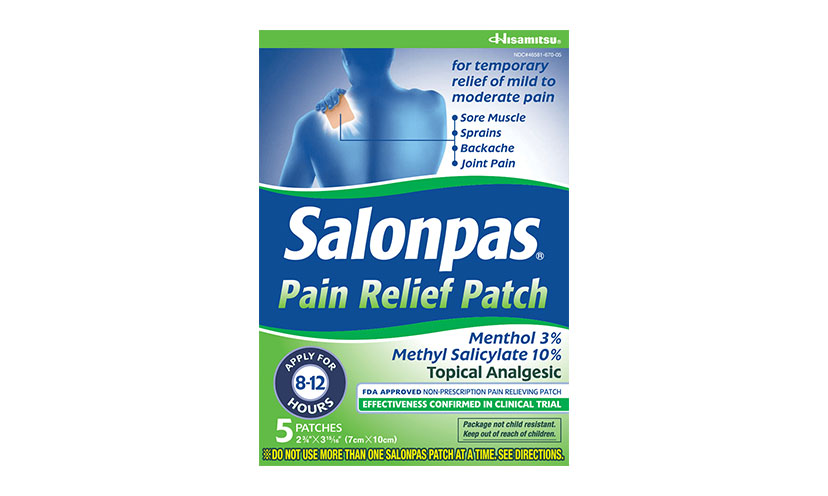 Save $2.00 on Salonpas Pain Relief Products!