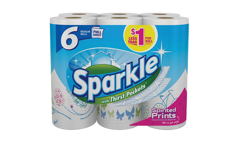 Save $0.70 on One Package of Sparkle Paper Towels!