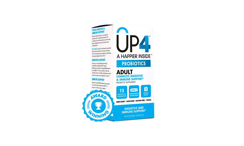 Save $6.00 on an Up4 Probiotic Item!