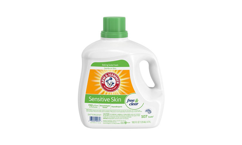 Save $1.00 on Arm and Hammer Sensitive Laundry Detergent!
