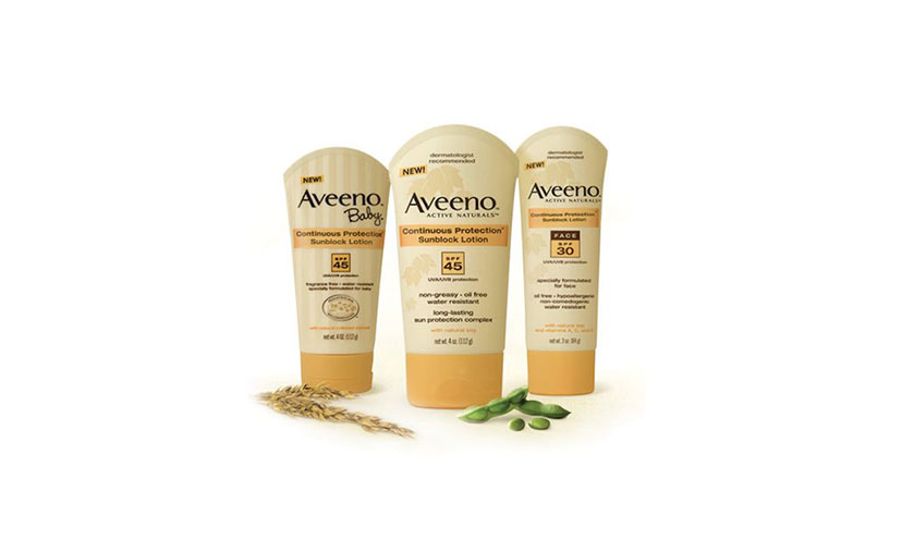 Save $2.00 on One Aveeno Sun Product!