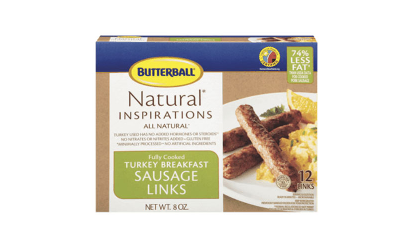Save $0.55 on Butterball Breakfast Sausage!