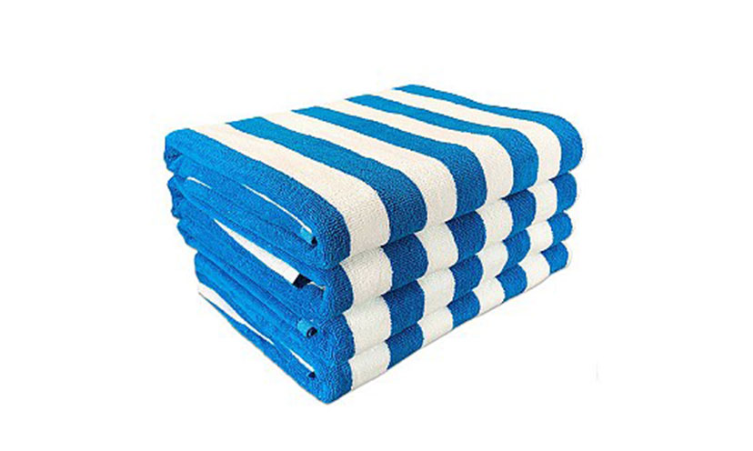 Save 76% on Four Oversized Beach Towels!