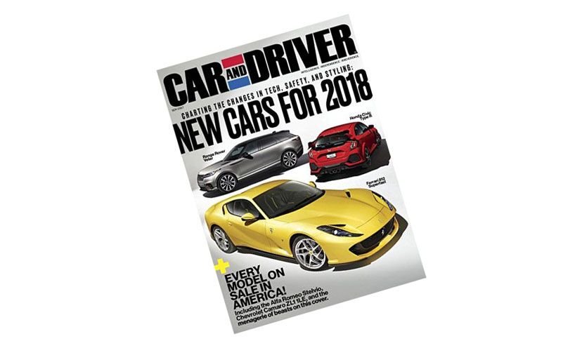 Get a FREE Subscription to Car and Driver Magazine!