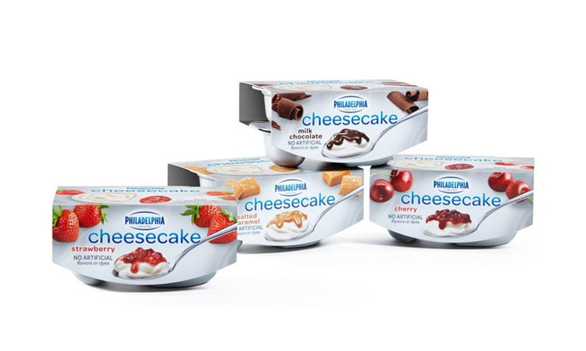 Save $1.00 on Philadelphia Cheesecake Cups or Chips & Cream Cheese Dip!