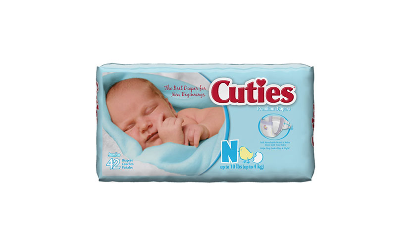 Get a FREE Sample of Cuties Super Soft Diapers!