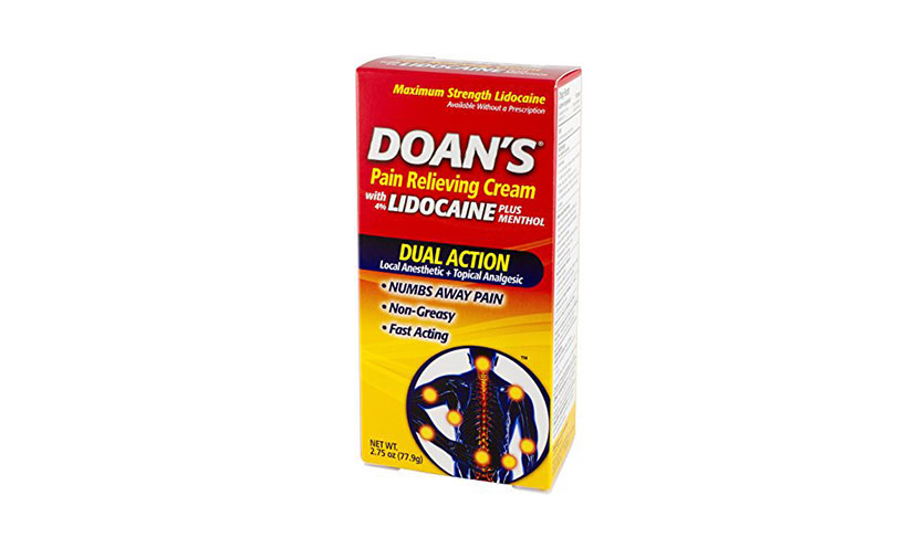 Save $4.00 on a Doan’s Cream Product!