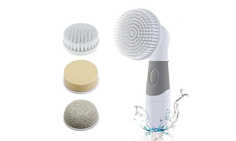 Save 54% on a 4-in-1 Facial Cleansing Brush!