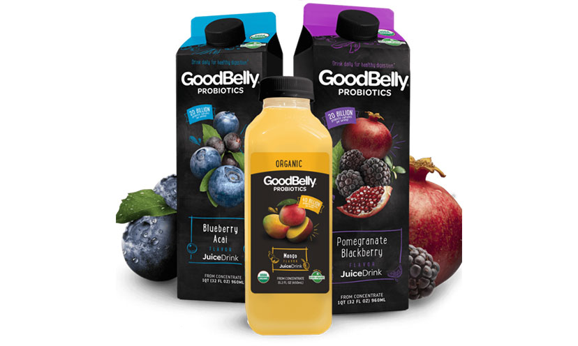 Get a FREE GoodBelly Probiotics Infused Beverage!