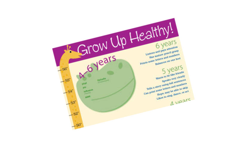 Get a FREE Grow Up Healthy Growth Chart!