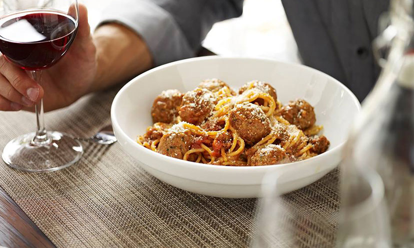 Get FREE Spaghetti and Meatballs from Macaroni Grill, Today ONLY!