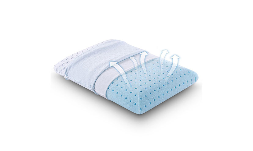 Save 47% on a Ventilated Memory Foam Bed Pillow!