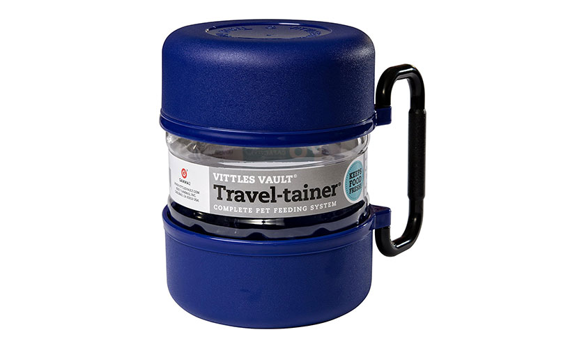 Save 62% on a Vittles Vault Pet Food Travel-Tainer!