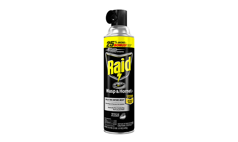Save $0.55 on One Raid Wasp and Hornet Product!