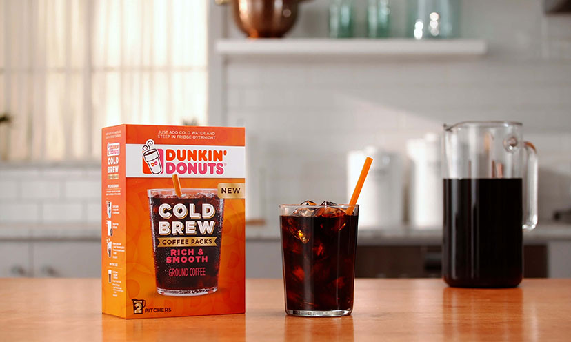 Get a FREE Dunkin’ Donuts Cold Brew Sample Pack!