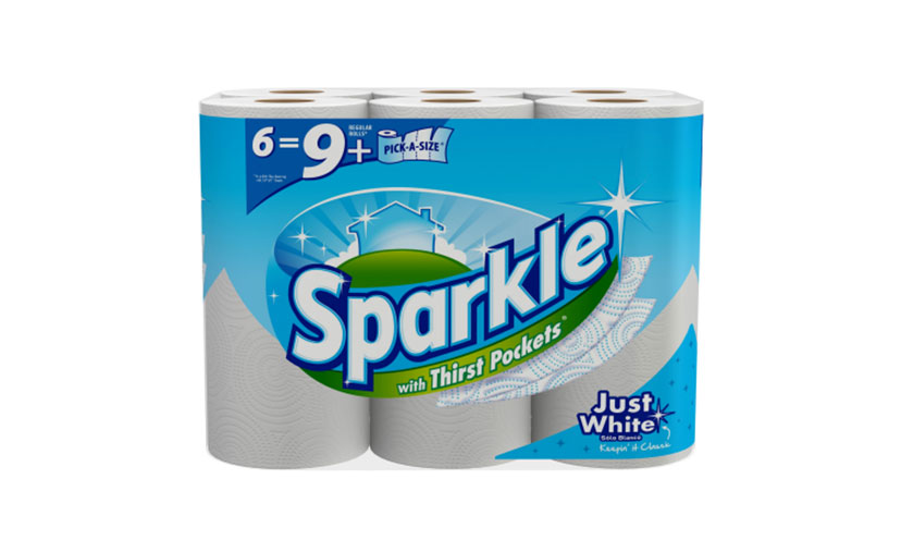 Save $0.70 on Sparkle Paper Towels!