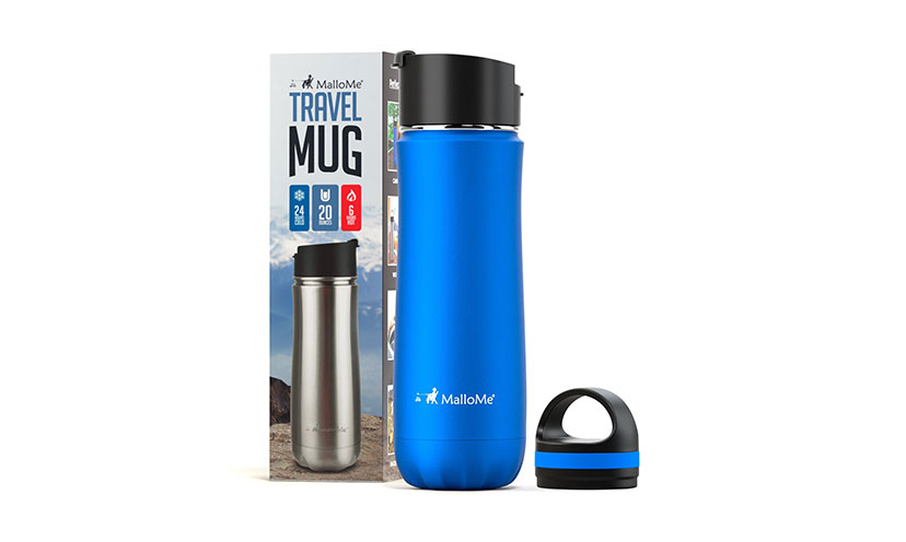 Save 81% on a MalloMe Stainless Steel Travel Mug!