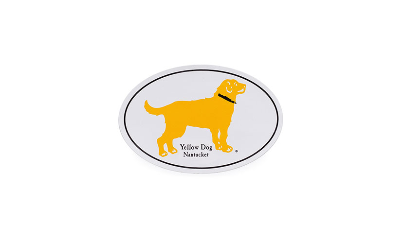 Get a FREE Yellow Dog Nantucket Sticker!