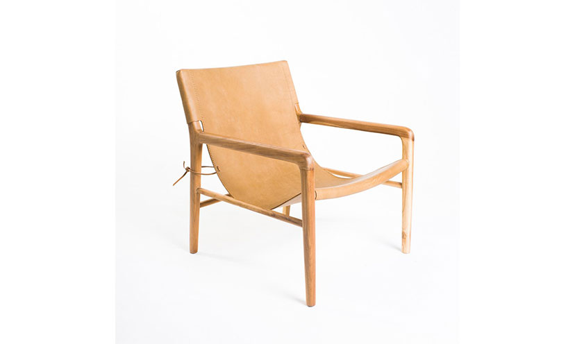 Enter to Win a Barnaby Leather Sling Armchair!