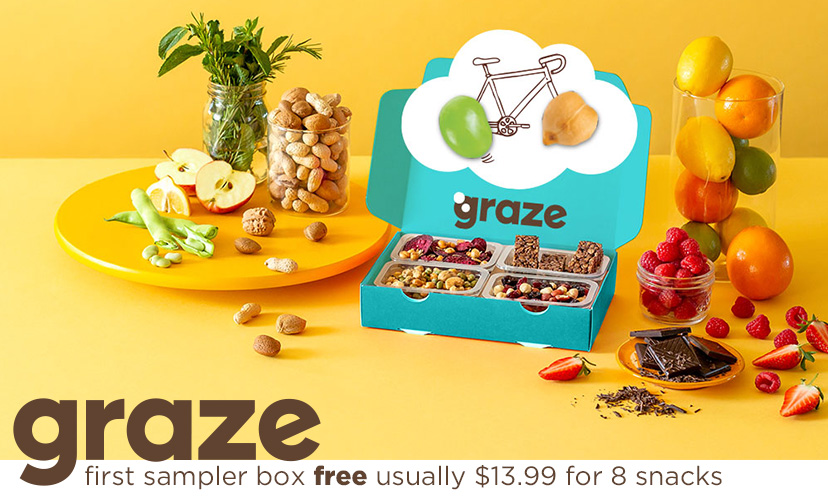 Get a FREE Sampler Box from Graze!