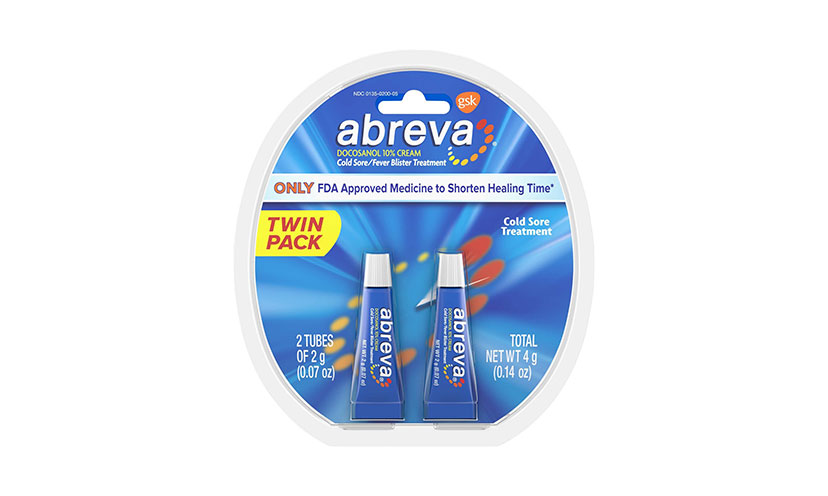 Save $8.00 on One Abreva Twin Pack!