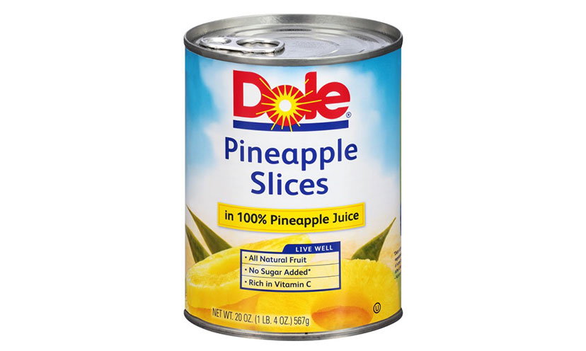 Save $0.75 on Two Cans of Dole Canned Fruit!