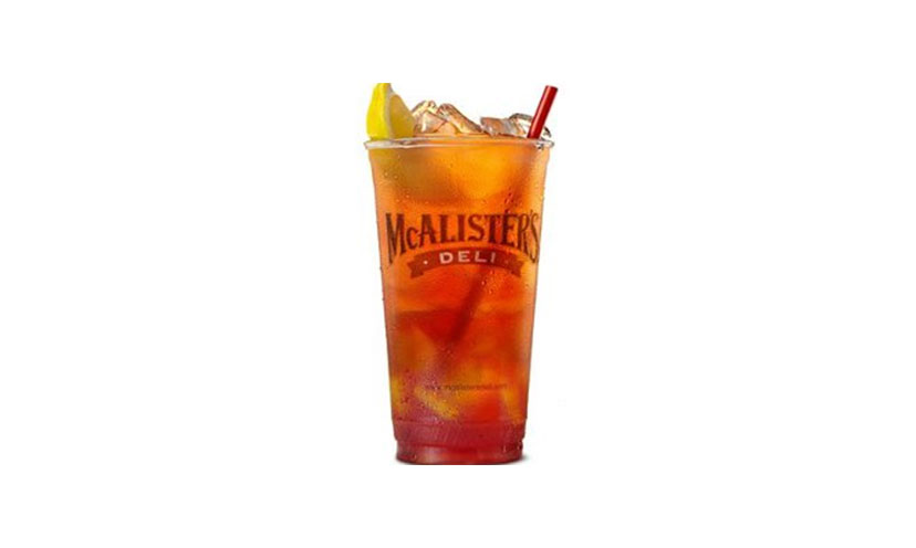 Get FREE Iced Tea at McAlister’s Deli!