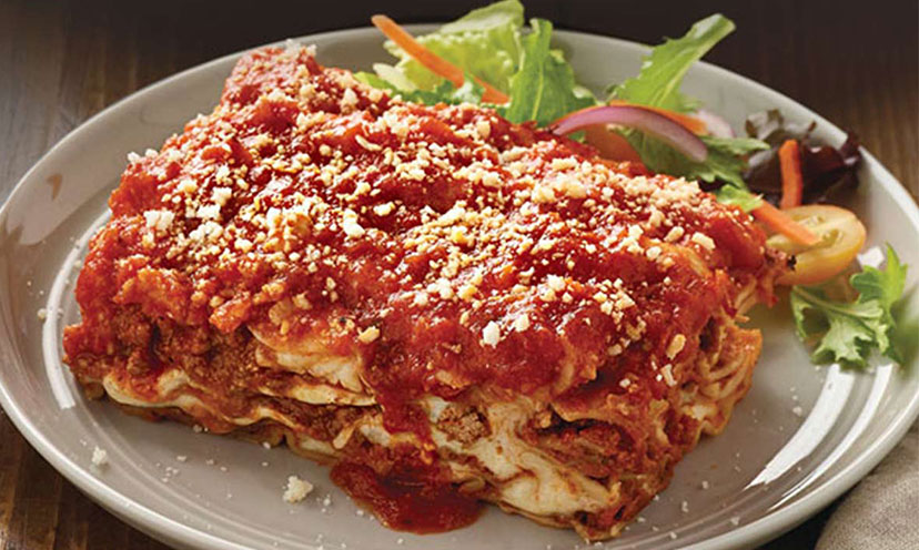 Get a FREE Lasagne from Carrabba’s!