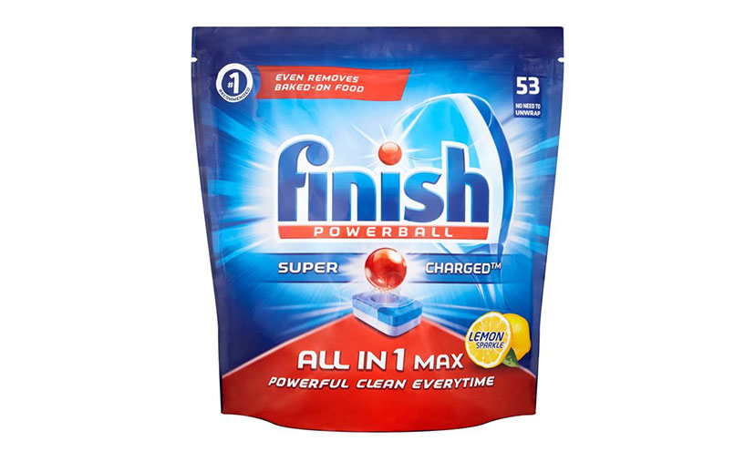 Get FREE Finish Powerball Dishwasher Tabs!