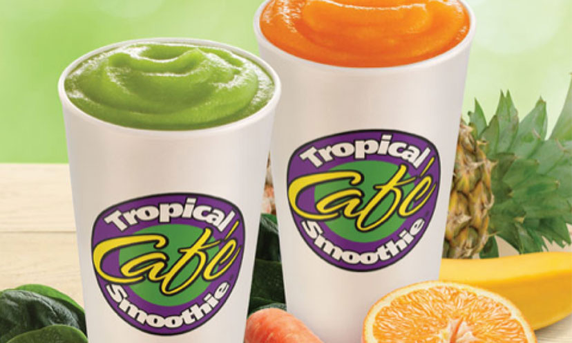 Get A Free Smoothie At Tropical Cafe Today
