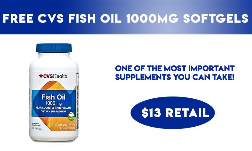 Get FREE CVS Fish Oil!