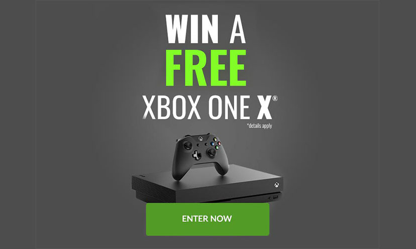 Enter to Win an Xbox One X!