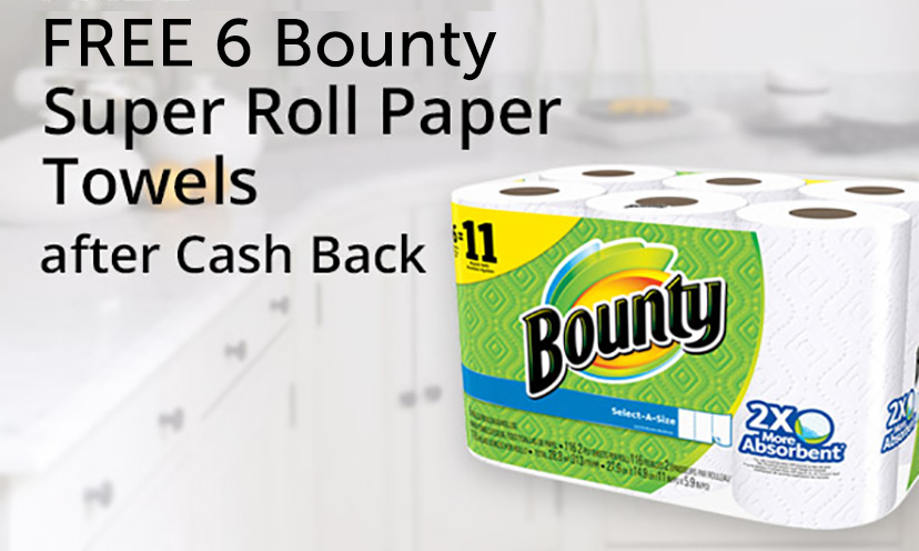 Get a FREE Pack of Bounty Paper Towels!