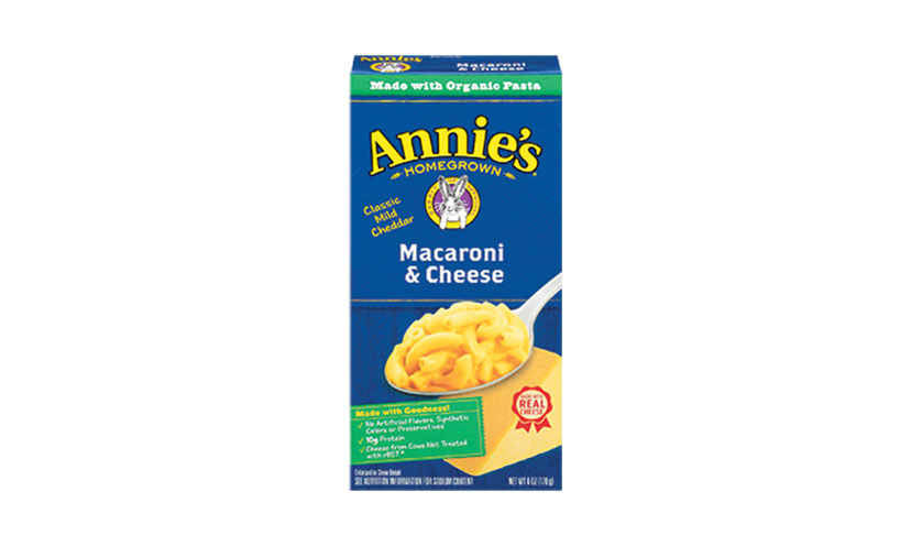 Get a FREE Box of Annie’s Mac & Cheese!
