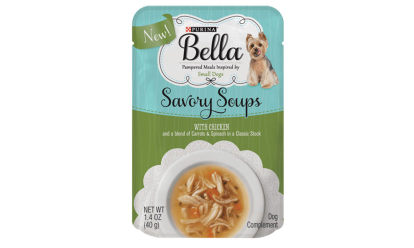 Save $1.00 on Purina Bella Savory Soups Dog Complements!