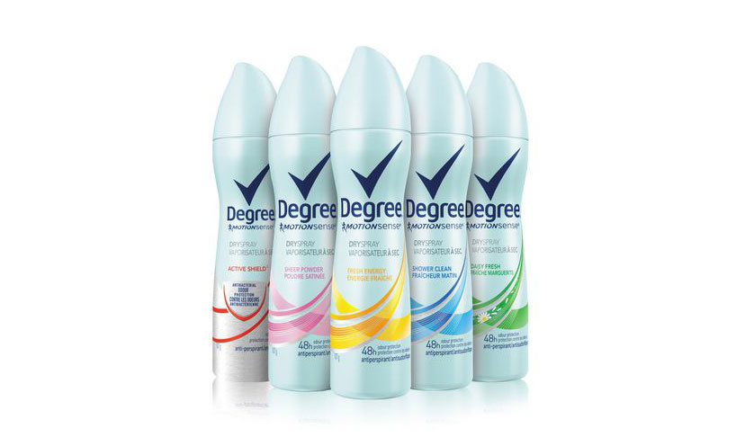 Save $1.50 on One Degree Women’s Dry Spray!
