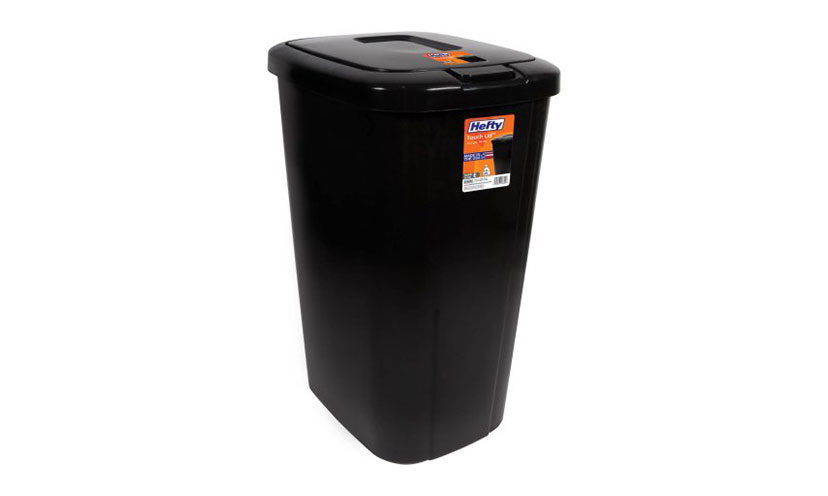 Save 41% on a Hefty Touch-Lid Trash Can!