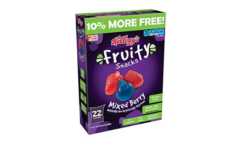 Save $1.00 on Two Kellogg’s Fruit Flavored Snacks!