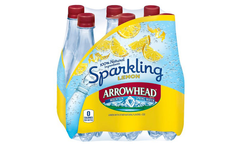 Get a FREE 8-Pack of Sparkling Arrowhead Water!