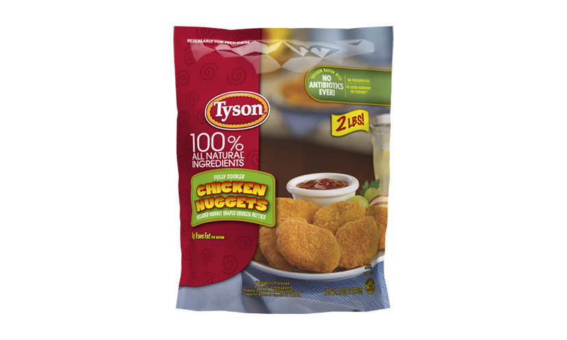 Save $1.50 on Two Tyson Frozen Chicken Nuggets!