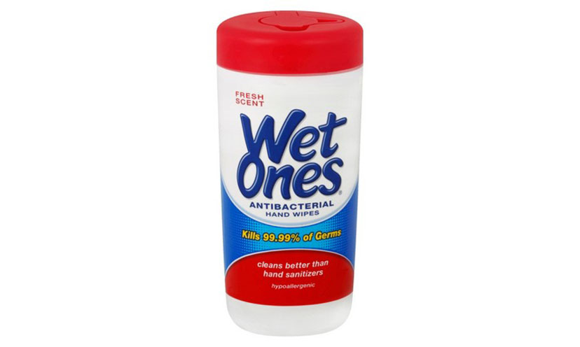 Save $0.75 on Wet Ones Hand Wipes!