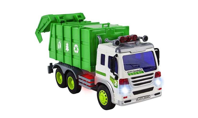 Save 65% on a Friction Powered Garbage Truck Toy!