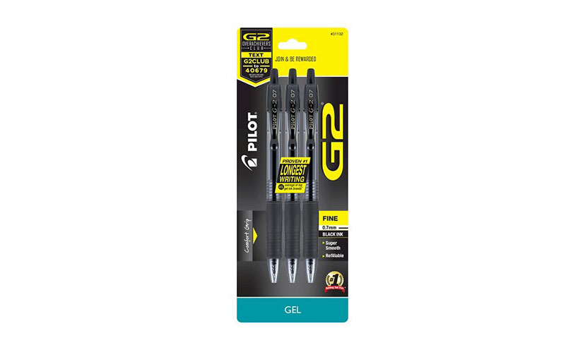 Save $0.75 on One Package of Pilot G2 Pens!