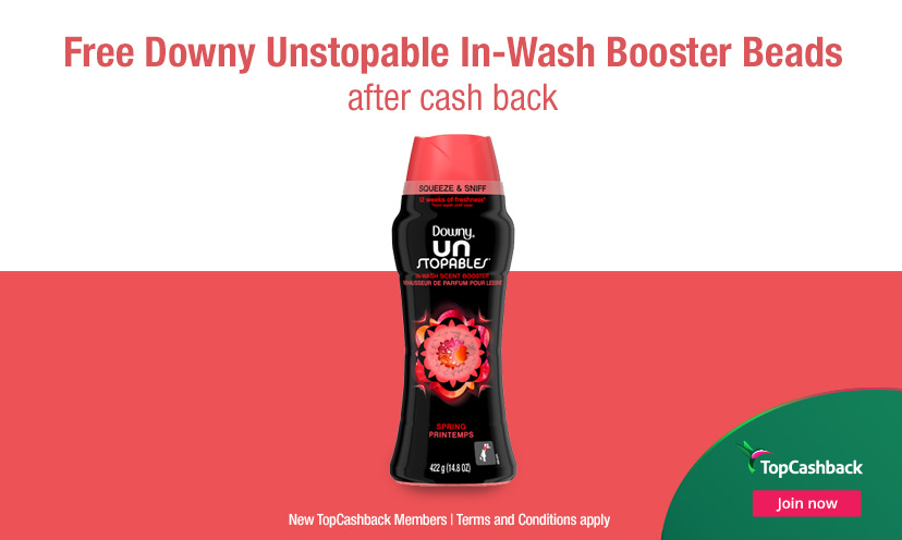 Get FREE Downy Unstoppable In-Wash Booster Beads!