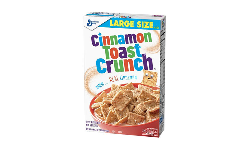 Save $0.50 on One Box of Cinnamon Toast Crunch!