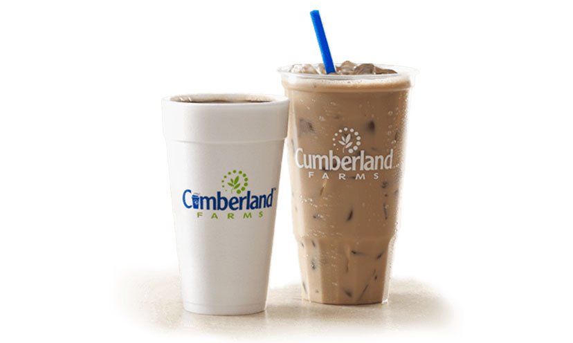 Get a FREE Hot or Iced Coffee at Cumberland Farms!